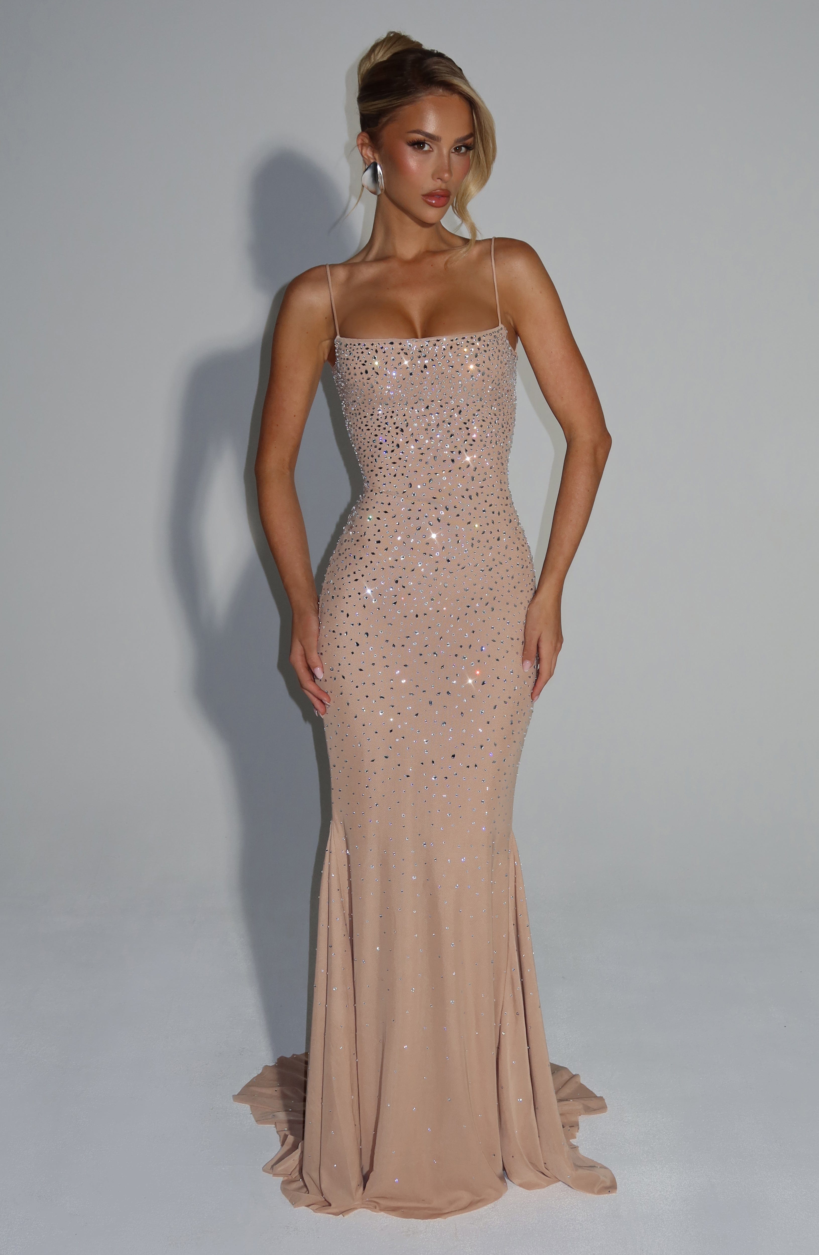 Vivora | Serena Crystal Maxi Dress