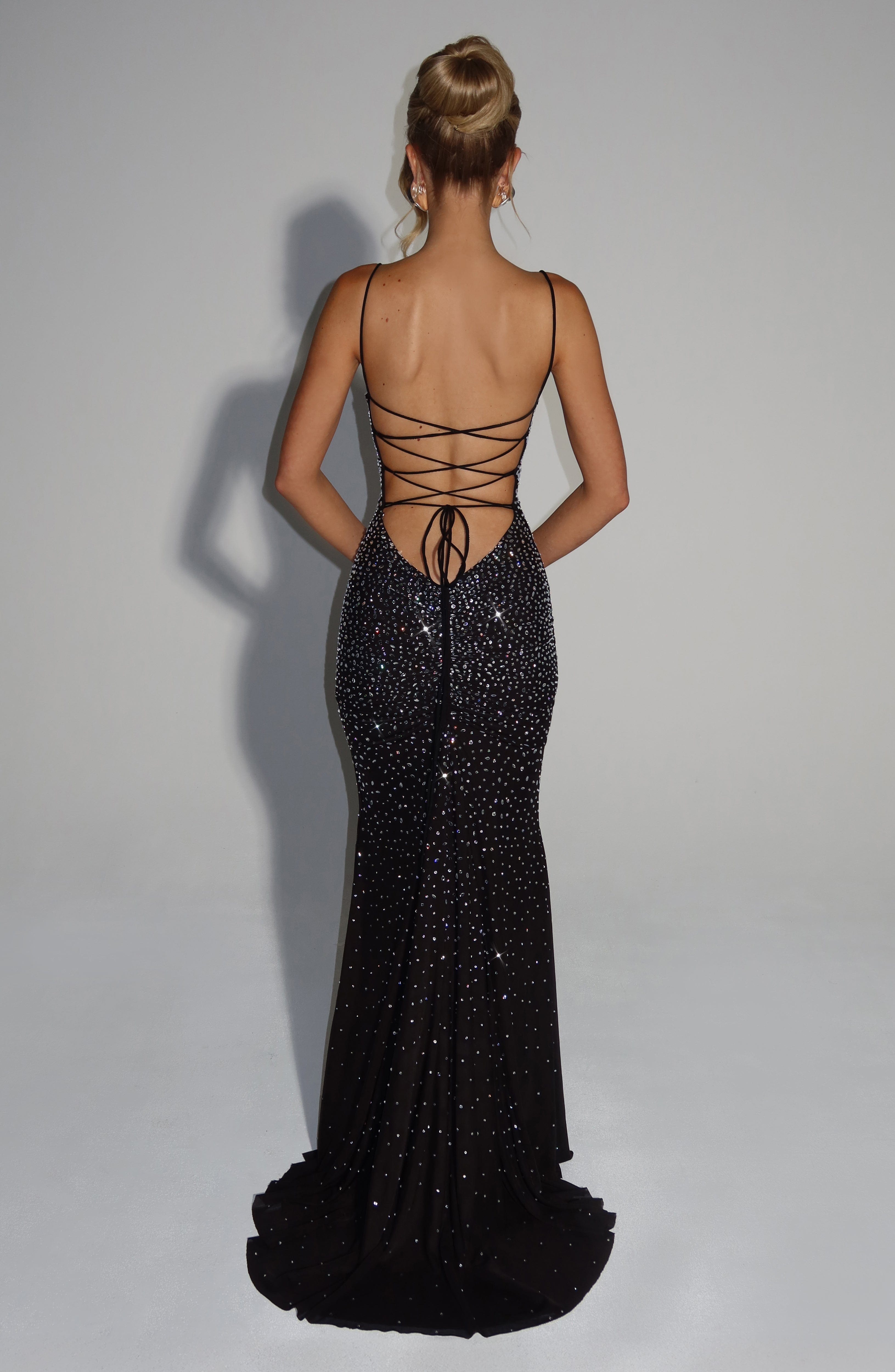 Vivora | Serena Crystal Maxi Dress