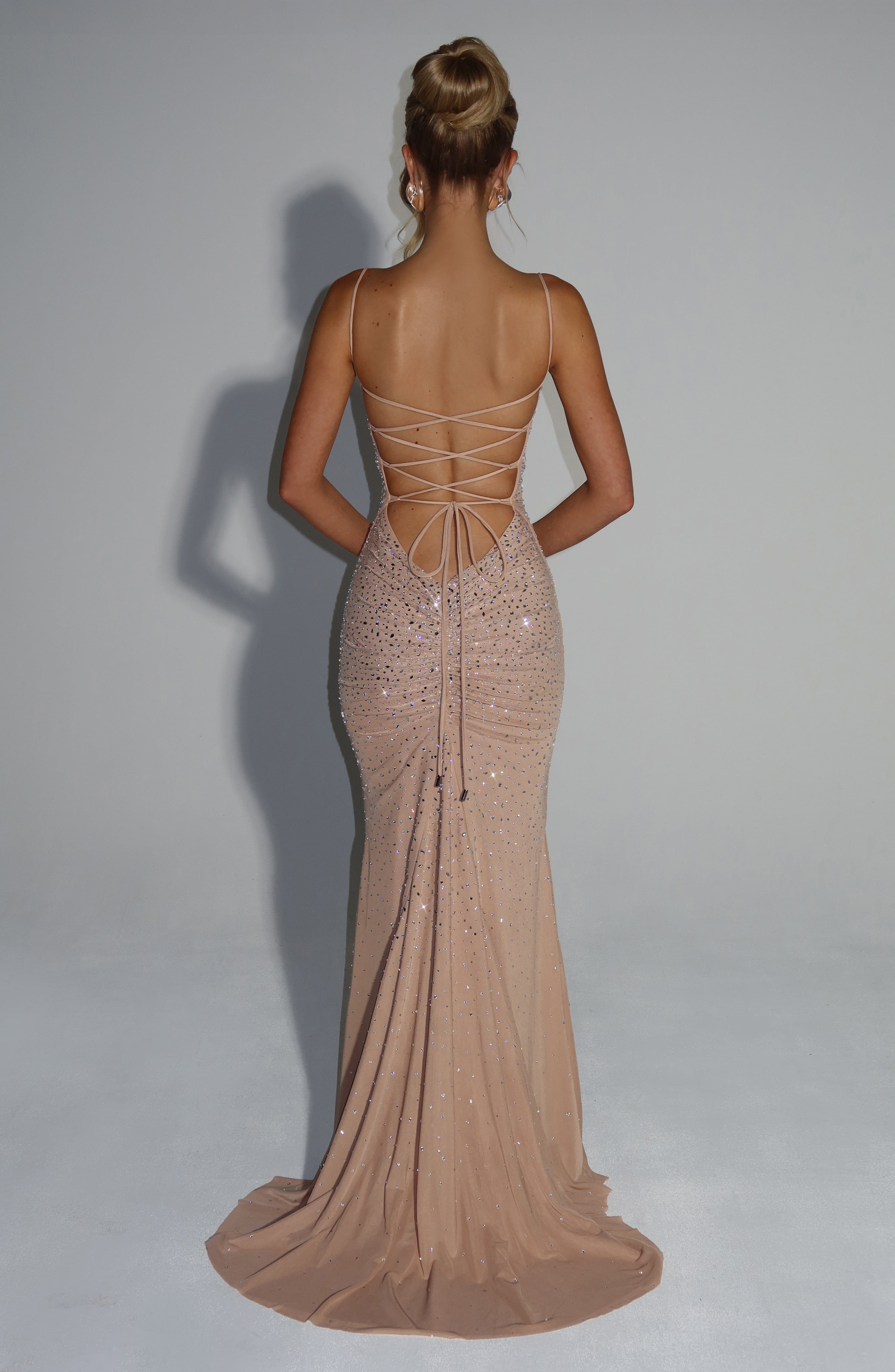 Vivora | Serena Crystal Maxi Dress